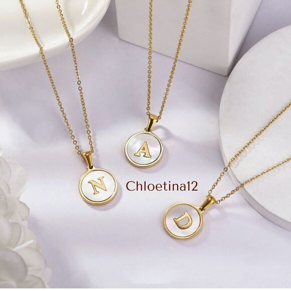 COPY - Delicate Gold and Natural Shell Necklace - Picture 1 of 8